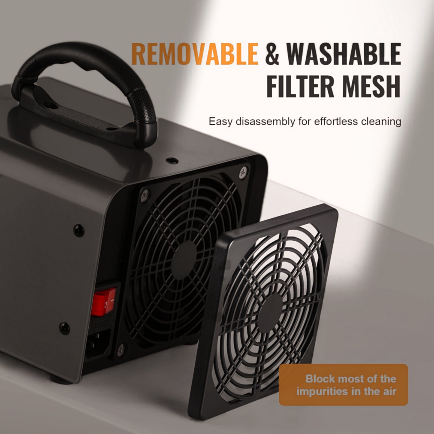 Ozone Generator, 50000mg, 2 Hours Aldehyde Removal Rate of up to 96%, for Car Home,Smoke, Pet,ozone machine.