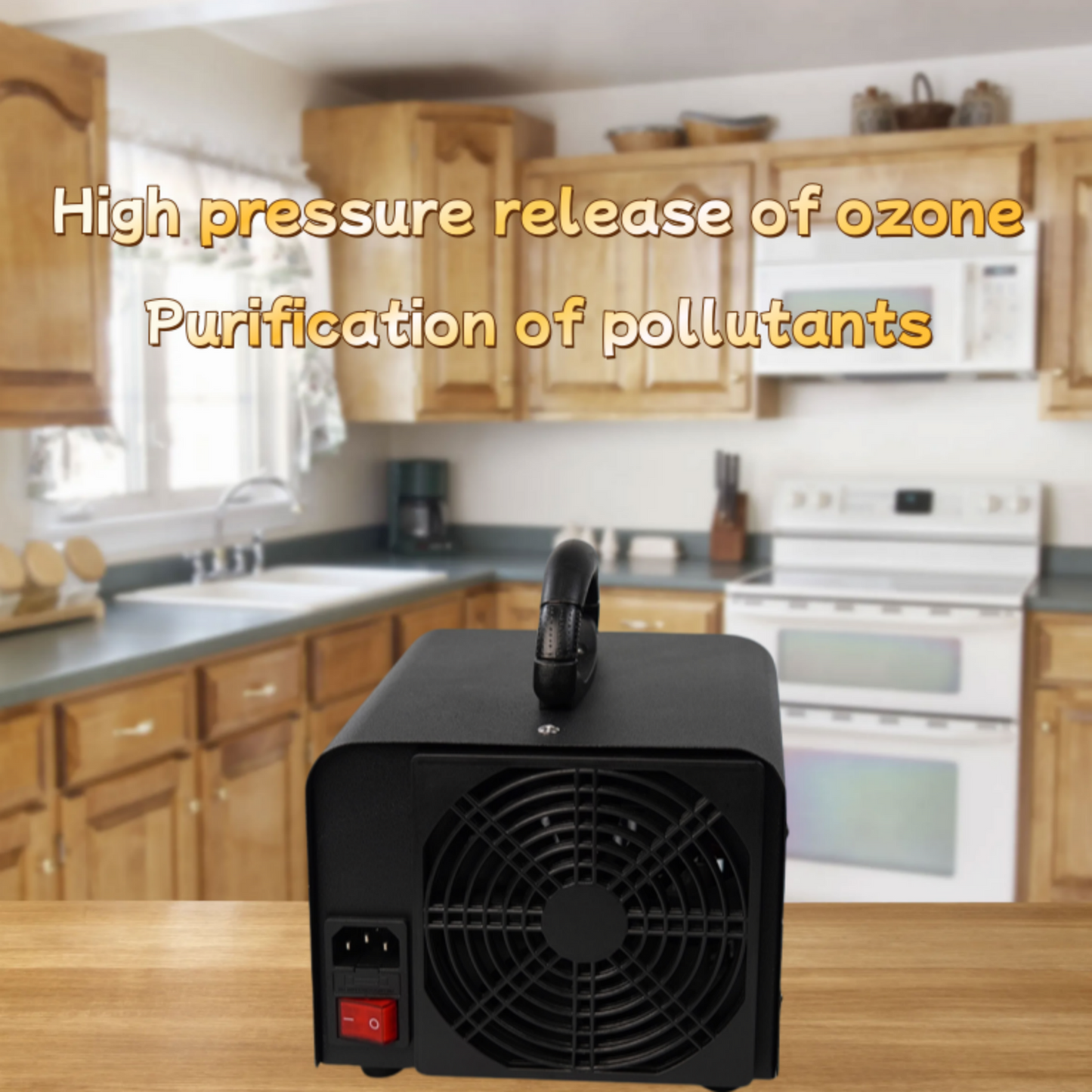 Ozone Generator, 50000mg, 2 Hours Aldehyde Removal Rate of up to 96%, for Car Home,Smoke, Pet,ozone machine.