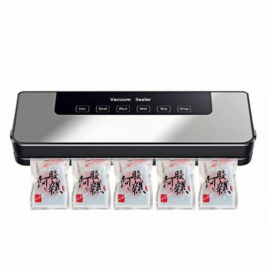 Household Automatic Vacuum Sealing Machine, 30 Vacuum Bags plus Extractor Tube, for Food Preservation and Storage, Essential Kitchen Appliances in Summer.