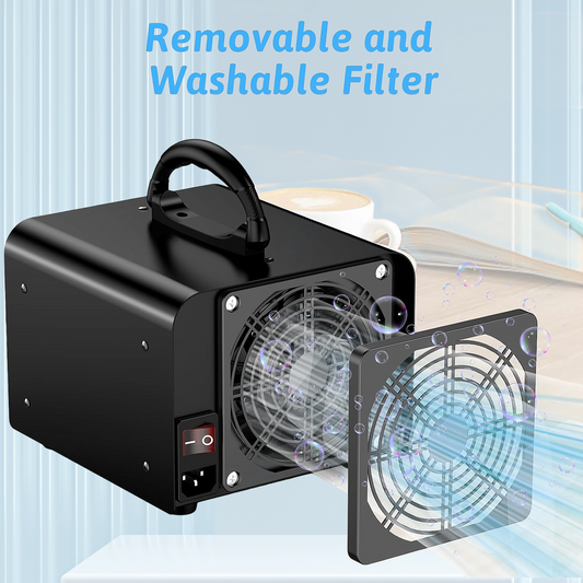 Ozone Generator,  50000mg, 2 Hours Aldehyde Removal Rate of up to 96%, for Car Home，Smoke， Pet，ozone machine.